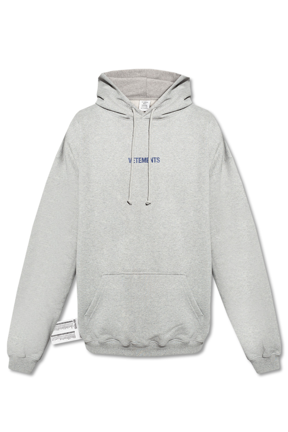 VETEMENTS Logo Hoodie gray Sサイズ